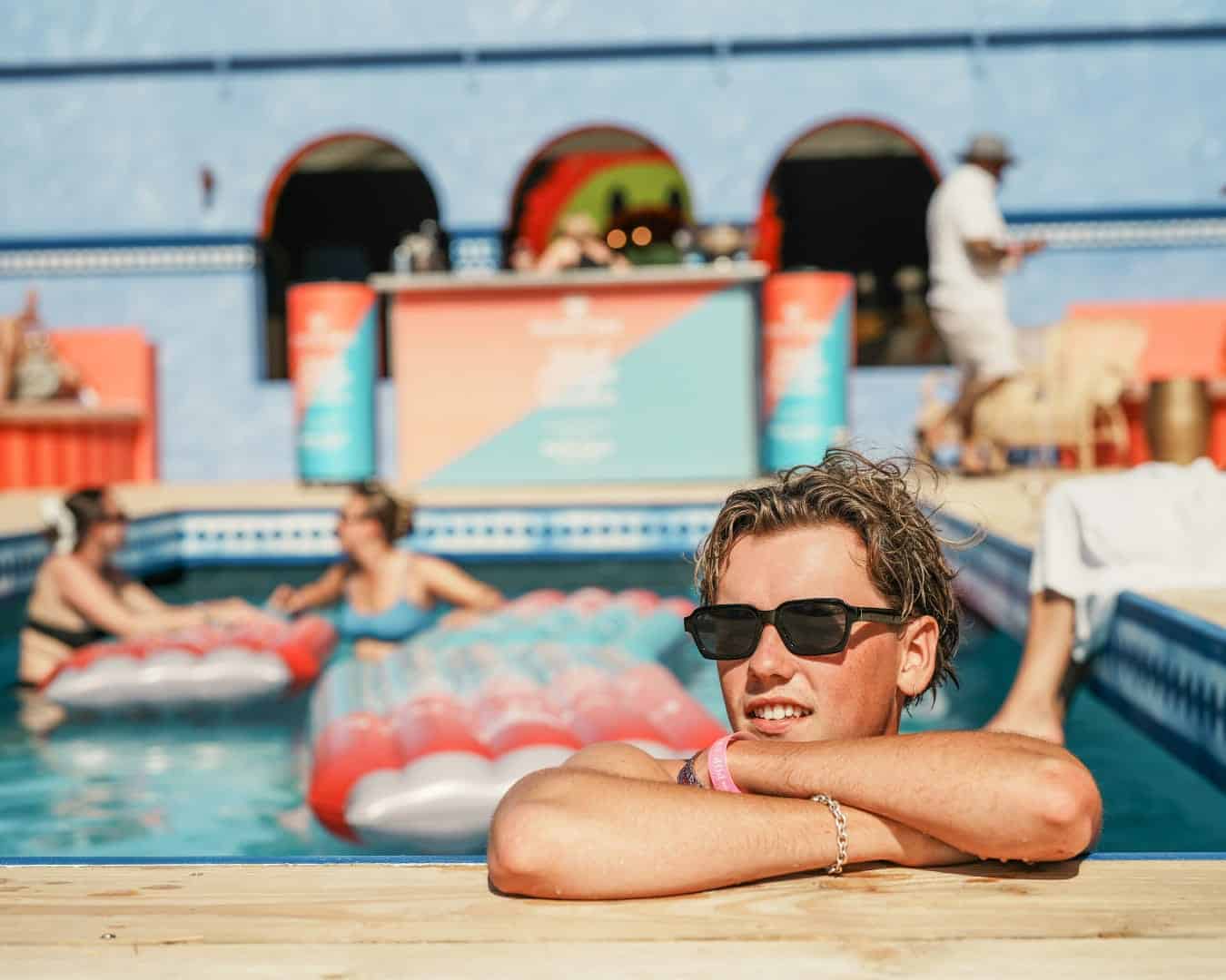 or 2026, The Pop Up Hotel are adding its infamous Glastonbury pool to its Silverstone site.