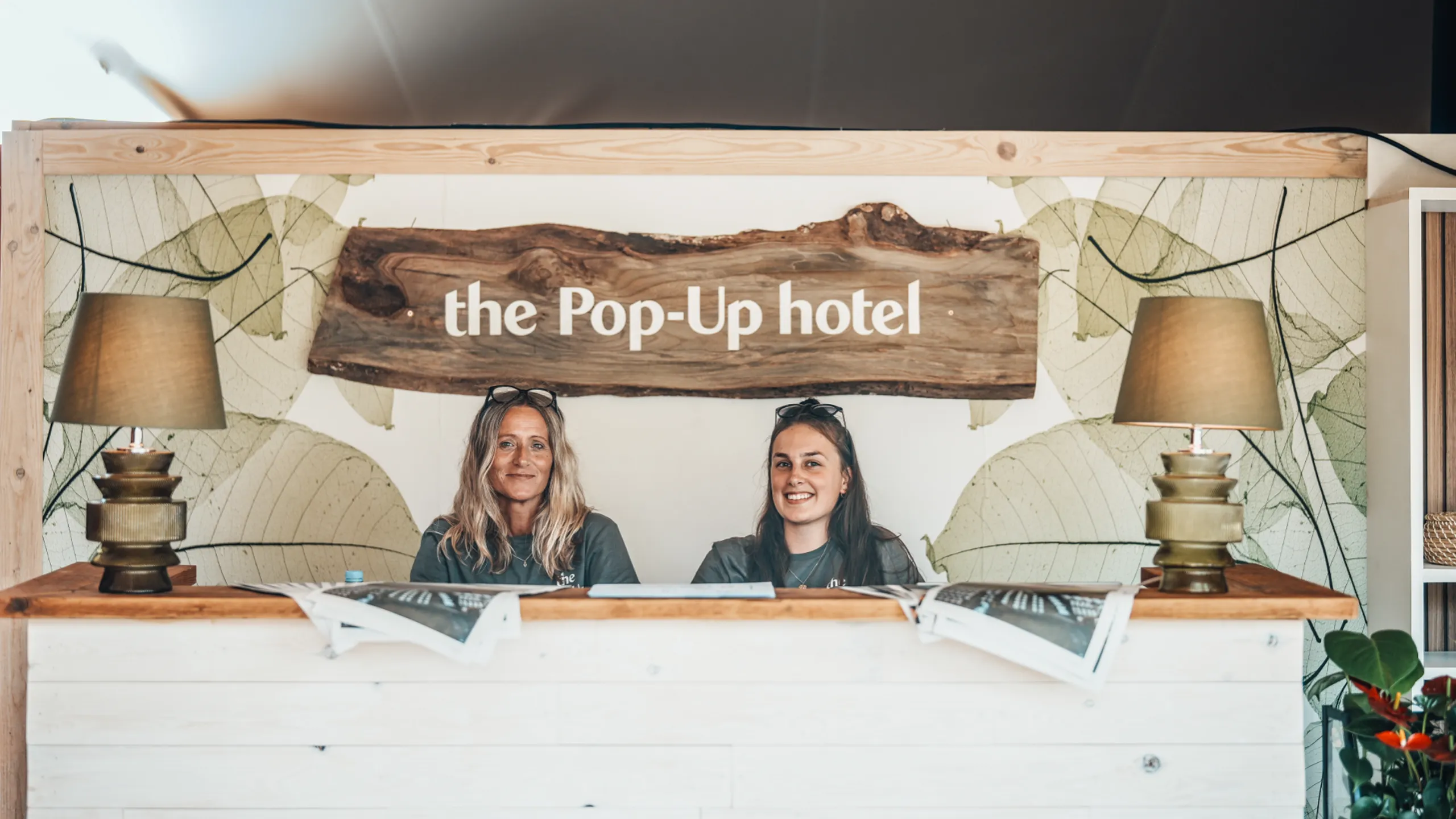 The Pop-Up Hotel Reception